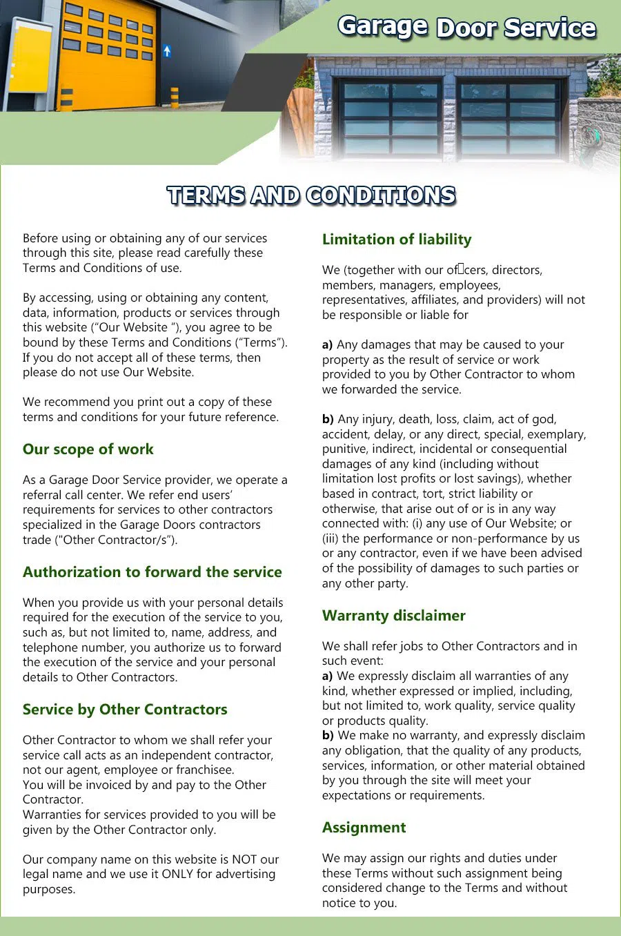 Expert Garage Doors Repairs Mesa, AZ 888-698-2905